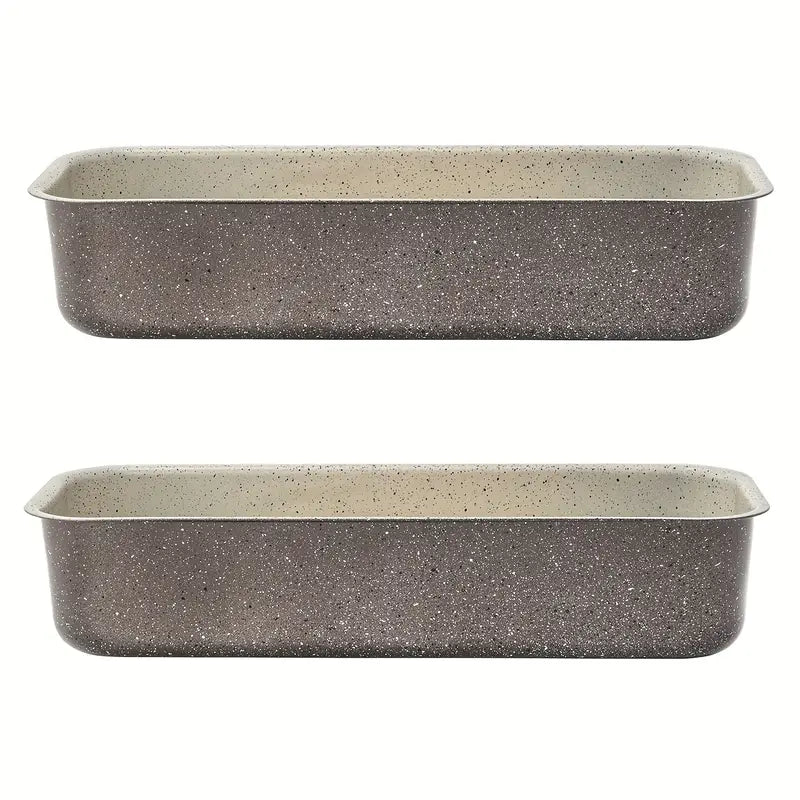 2pcs Bread Pan Set, 13x5" Nonstick Rectangular Loaf Baking Pans