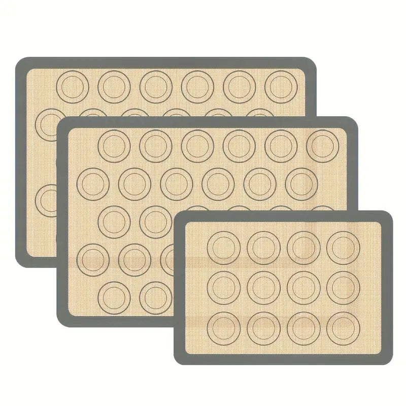 2pcs Silicone Baking Mat for Dutch Oven Bread, 8.4" Nonstick Reusable Sheets