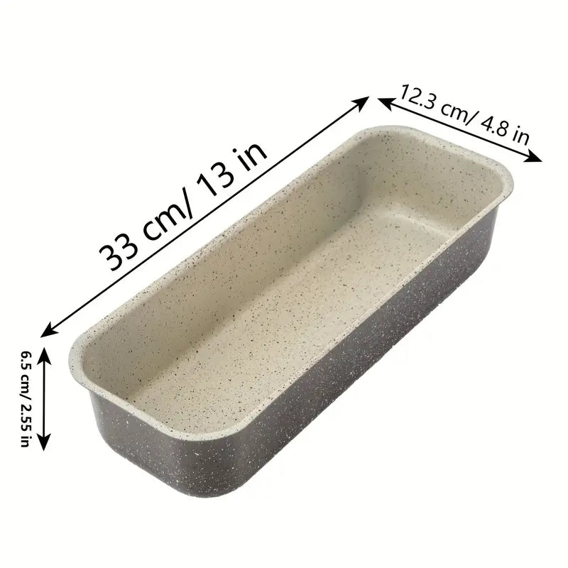 2pcs Bread Pan Set, 13x5" Nonstick Rectangular Loaf Baking Pans