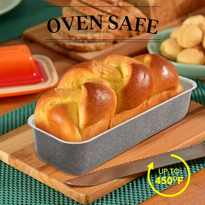 2pcs Bread Pan Set, 13x5" Nonstick Rectangular Loaf Baking Pans