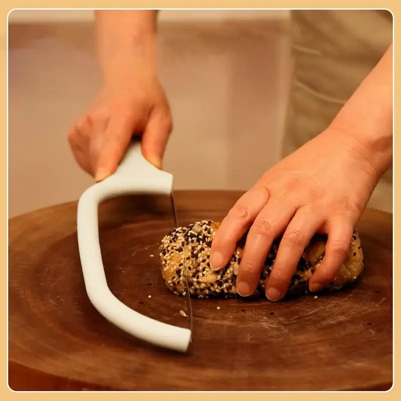 16" Acrylic Bread Bow Knife, Sourdough Bread Saw with Stainless Steel Blade