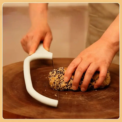 16" Acrylic Bread Bow Knife, Sourdough Bread Saw with Stainless Steel Blade