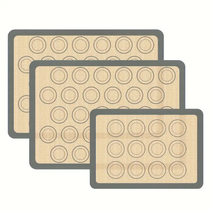 2pcs Silicone Baking Mat for Dutch Oven Bread, 8.4" Nonstick Reusable Sheets